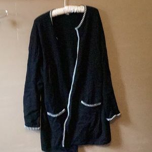 Duster like cardigan cotton like feel.